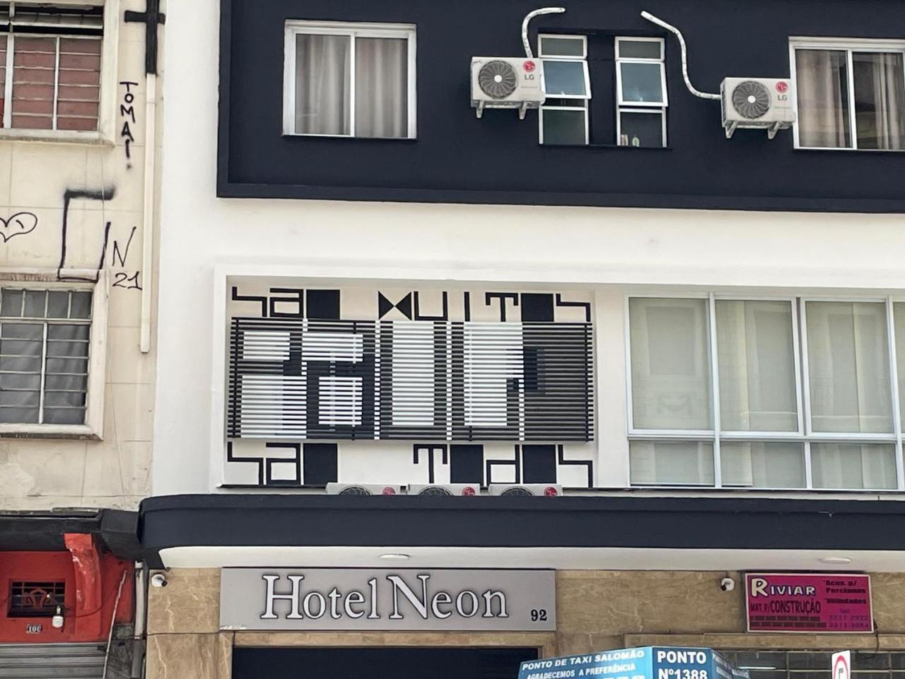 Hotel Neon - Proximo A 25 De Marco, Bom Retiro E Bras, A 2Min Do Mirante Sampa Sky E Pista De Skate Anhangabau Сан-Пауло Экстерьер фото